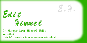 edit himmel business card